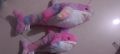 Cross-border cute ah woo shark pillow big shark doll plush toy doll birthday gift women's batch found goods.