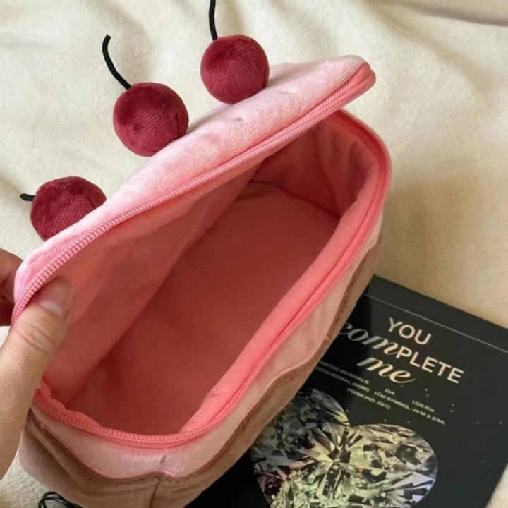 Exquisite%20Cherry%20Cake%20Pen%20Bag%20Themed%20Design%20Cute%20Large%20Capacity%20Pencil%20Pouch%20Plush%20Pen%20Bag%20for%20Student%20Supplies%20School%20Essentials%20Gift%20Item%20Storage%20Art%20Supplies%20Carrier%20-%20Image%207