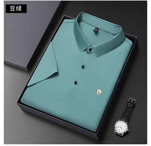 Pierre Cardin Summer Business Short SleeveTT-shirt Men's Thin