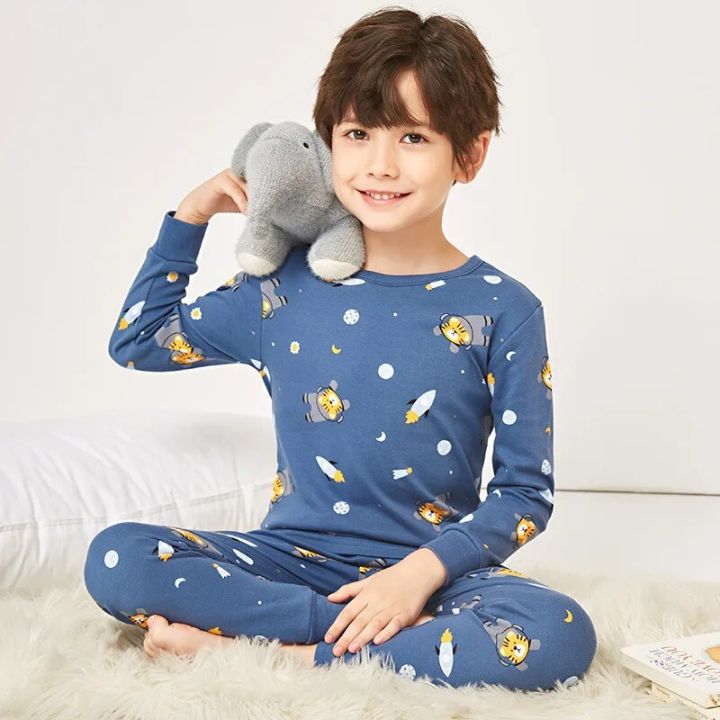 Toddler%20Girls%20Boys%20Clothes%20Children's%20Cotton%20Pajamas%20Set%20Teenages%20Sleepwear%20Baby%20Nightwear%202PCS%20Pyjamas%20For%20Kids%206%208%2010%2012Years%20-%20Image%206