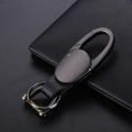 (New)JOBON ZB-167A Horseshoe Car Keychain Men Metal Waist Hanging Keychain.