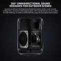Xiaomi Bluetooth Speaker Mini ASM01A Bluetooth 5.3 RGB Light IP67 360°Omnidirectional Stereo Outdoor Portable Sound Mi Home APP. 