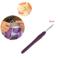 Crochet Needle Knitting Needles Soft Handle Crochet Hooks Fine Crochet Yarn Sweater Weave Sewing DIY Craft Tools. 