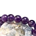 Natural Amethyst Bracelet Women Couple Natural Stone Bracelet Purple Quartz Bracelets 6 8 10mm Bead Bangles Jewelry Gifts. 