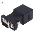 VGA male female to RJ45 15pin network adapter connector lan extender ethernet. 