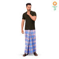 Combo Lungi Two Piece Five Hand Amanat Shah Check Lungi. 