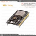 ESP32 ESP32S NodeMcu Wroom - 38 Pin Big Size Version Built-in WIFI + BLUETOOTH Module Dual Core 32BIT, 240MHZ for Robotics, IOT, DIY Electronic. Alternative of Arduino and Raspberry pi.. 