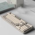 White Backlit Wireless Bluetooth 2.4Gkeyboard Full-Size Wireless Keyboard and Mouse Set for Notebook Laptop Desktop Pc Tablet. 