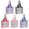 Clear PVC Tote Bag Handbag Lightweight Top Handle Shopping Shopping Bag. 