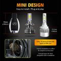Night Ray 2Pcs LED Car Headlight 20000LM H7 Bulb 55W Fog Light Error Free Lamp Bulb（#4300K）. 