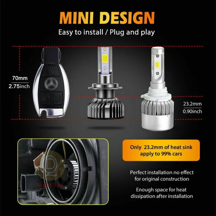 Night%20Ray%202Pcs%20LED%20Car%20Headlight%2020000LM%20H7%20Bulb%2055W%20Fog%20Light%20Error%20Free%20Lamp%20Bulb%EF%BC%88#4300K%EF%BC%89%20-%20Image%209