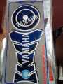 Motorcycle fuel tank pad sticker or bike tank pad for Yamaha Fzs -Black. 