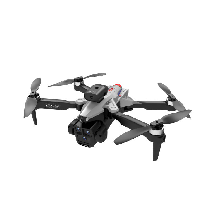 FLH K10 Max Drone Brushless Motor Professional Three Camera Intelligent Optical Flow Localization Four-way Obstacle Avoidance Drone