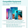 Xiaomi 33w 27w Original EU Turbo Quick Charger Carregador Adapter POCO F2 X3 Pro Type C Cable Redmi Note11 10s 8 Mi 11 10t 9t.