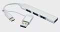 PD High Speed USB-C USB HUB Wide Using USB3.0 5Gbps Portable Type-C Docking Station 4 In 1 USB Hub For Computer Accessories Cherry Super.
