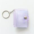 1,2 Inch Small Photo Album Mini Photo 16 Pockets Photo Holds Card Holder, keychain photo album. 