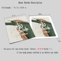 Islamic Calligraphy Family Love Marble Green Gold Posters Canvas Painting Wall Art Print Picture Living Room Interior Home Decor. 