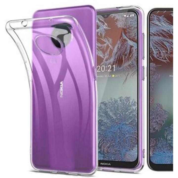 Nokia G20- Premium Silicone Case Crystal Clear Soft TPU Ultra