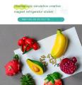 Fruits Resin Fridge Magnets Creative 3D Fruit Magnets Simulation Garden Fruits Cartoon Magnets Home Decor effectual.