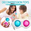 Mini Pop Dimple Figet Toy Children  Dimple Toy Pressure Reliever Simple Dimple Anti Stress Controller Educational Toy. 