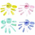 CUBBY 9Pcs Children Kids Brush Their Teeth To Be A Doctor Toy Simulation Learing Toys Squeeze Toy Learing Toys Kids Pretend Play Dentist Doctor Toy Check Teeth Model Set. 