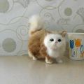Cute Simulation Little Cat Plush Toys Soft Stuffed Kitten Model Cat Realist Animals For Kids Girls Birthday Christmas Gift.