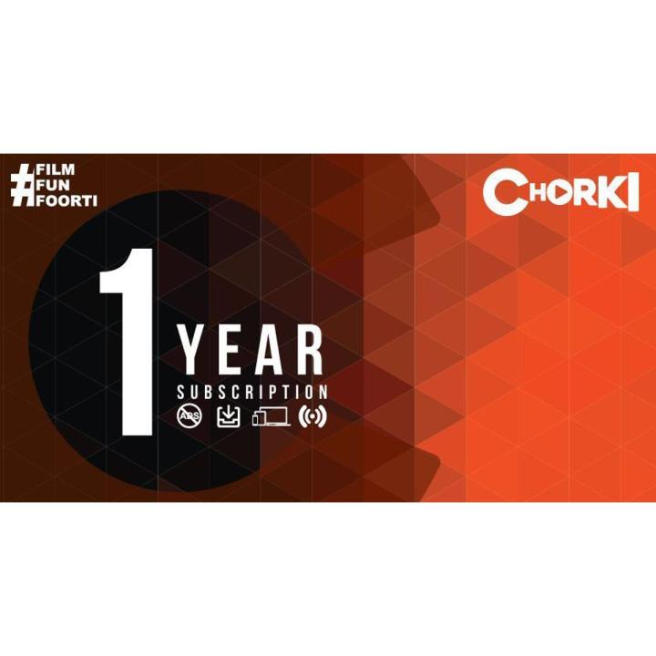 YEARLY (1 Year, 7 Device, 2 Stream) CHORKI Subscription
