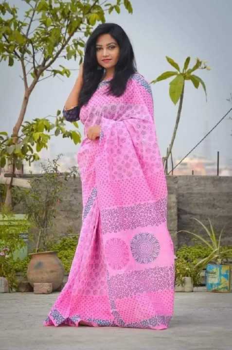 afsan Print Half Silk Saree For Woman