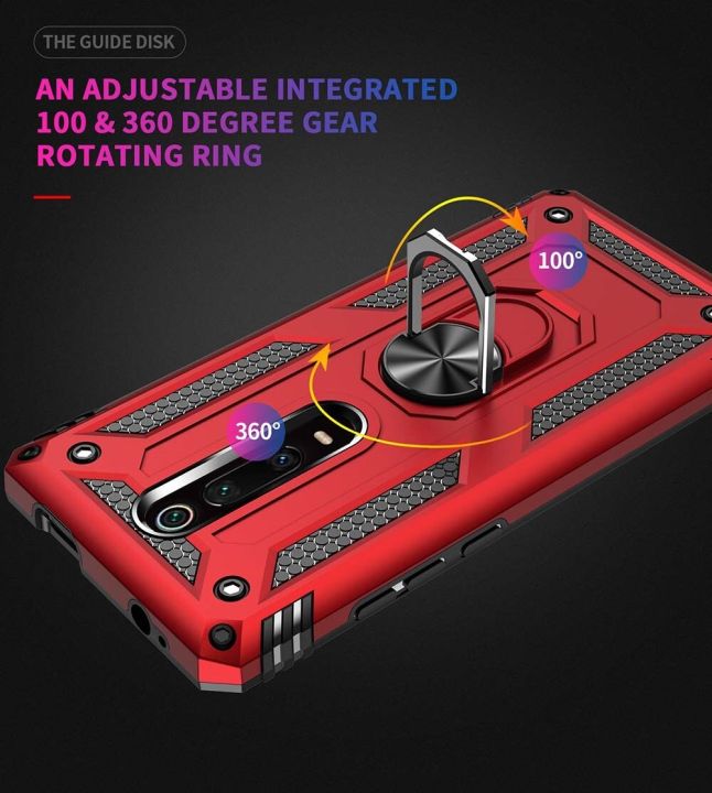 xprmy%20for%20Redmi%20K20/K20%20Pro/Xiaomi%209T/9T%20Pro%20phone%20Case%20Luxury%20Armor%20Shockproof%20TPU%20PC%202%20in%201%20360%20Degree%20Rotating%20Holder%20Ring%20Back%20Cover%20-%20Image%204
