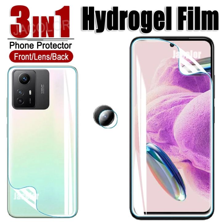 Ultra Clear Hydrogel Screen Protector For Xiaomi Redmi Note 12S - Liquid Resin, Full Coverage, Case Friendly