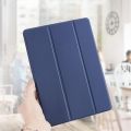 Case for Honor Pad X8a 11 inch Tablet Trifold Smart Stand Flip Cover with Pen holder | Leather Finish | Heat Dissipation Auto Wake-Up/Sleep Mode TPU Back Cover - Black - Navy Blue.