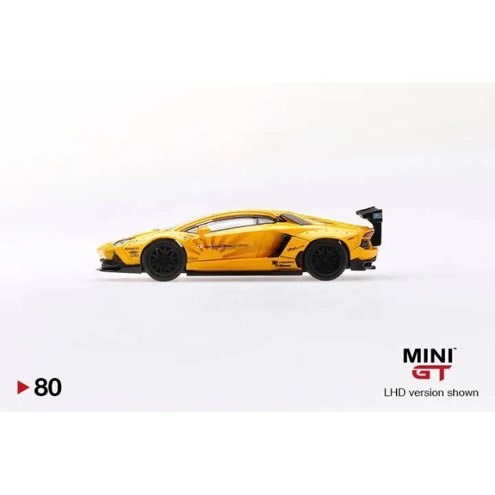 MINI%20GT%201:64%20LP700%20Car%20Model%20LBWK%20Yellow%20Alloy%20Diorama%20Collection%20Miniature%20Carros%20Toys%2080%20-%20Image%204