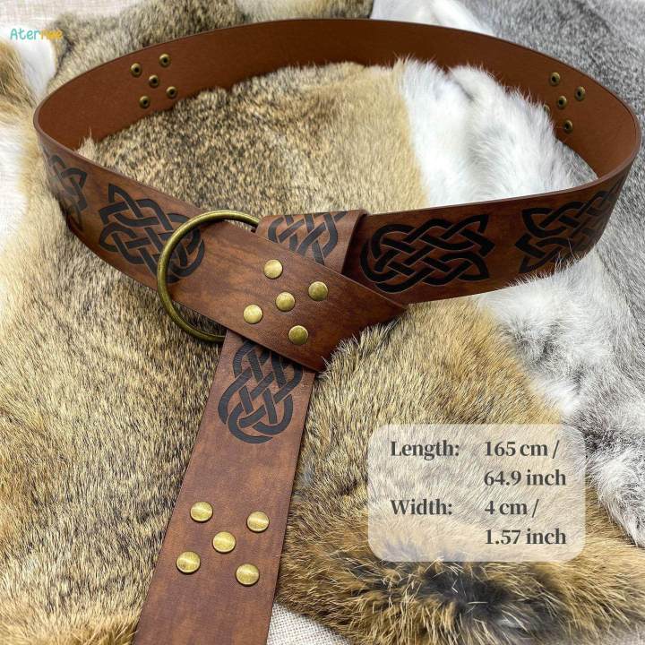 Medieval%20Belt%20for%20Men%20Cosplay%20Prop%20Renaissance%20Costume%20Embossed%20Larp%20Accessories%20O%20Ring%20Belt%20,%20Brown%20-%20Image%205