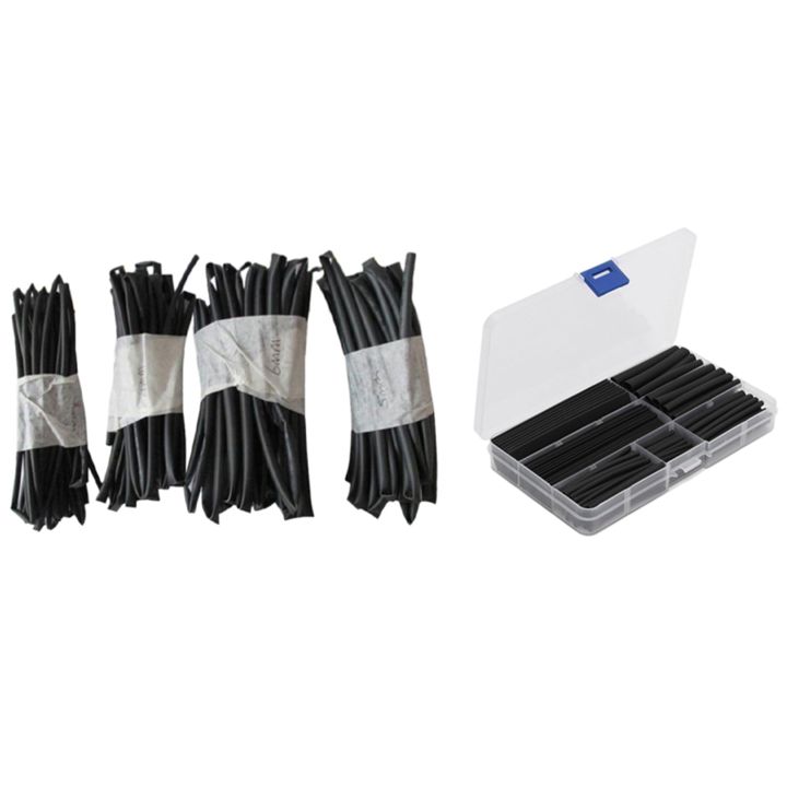 150Pcs%20Wire%20Black%20Case%20Set%20Heat%20Shrink%20Tubing%20Wrap%20Tube%20Assorted%20Sleeves%20with%20Heat%20Shrink%20Tubing%203-4-5-6MM%204%20x%201%20-%20Image%202