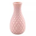Nordic style diamond pattern vase fake plastic flower vase pot home decoratio(1psc) - Flower Vase.