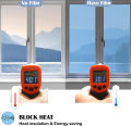 3/5/8m Window Privacy Film, One Way Mirror Film Anti UV Sun Blocking Heat Control Reflective Glass Tint Sticker for Home Office.