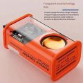 Small Mecha Bluetooth Speaker Outdoor Home Speaker Transparent Mecha Subwoofer Portable Bluetooth Speaker.