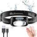6000 Lumens Head Torch Rechargeable LED Headlamp Motion Sensor Waterproof IPX6 5Lighting Modes Headlight for Running Hike. 