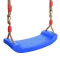 Kids Swing Flying Toy Garden Swing Kids Hanging Seat Toys with Height Adjustable Ropes Indoor Outdoor Toys Rainbow Curved Board.