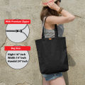 SamiaCrafts Multi Color High Quality Cotton Canvas Tote Bag with Premium Quality Zipper for Everyday Daily Use. 