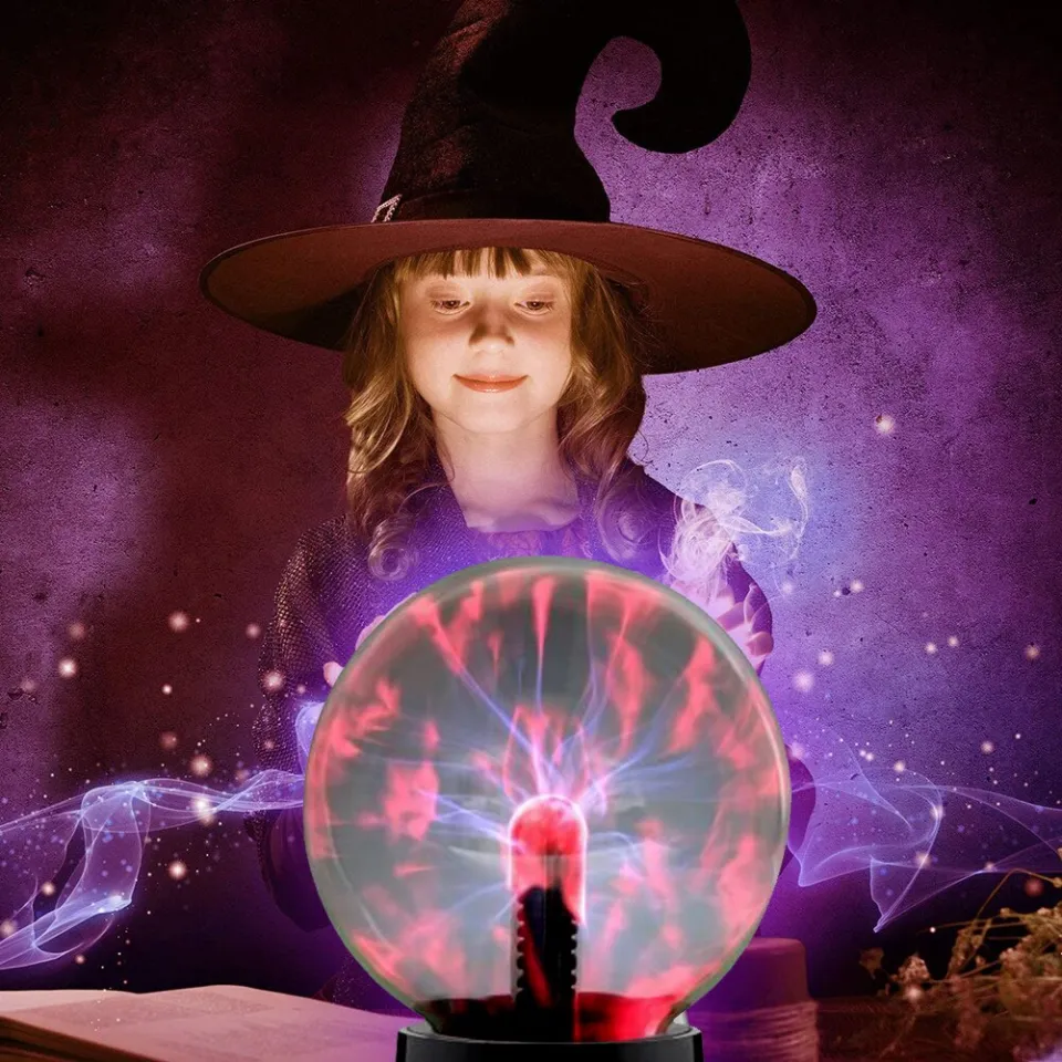 Plasma Ball Light Sphere Lighting USB Static Glitter Table Setting