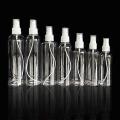 1/2/4 pcs 100 ml - Empty Spray Bottle Refillable Random Transparent Convenient Travel Clear Plastic Empty Cosmetic Sample Spray Bottle Atomizer.