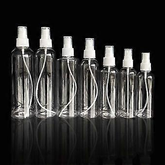 1/2/4 pcs 100 ml - Empty Spray Bottle Refillable Random Transparent Convenient Travel Clear Plastic Empty Cosmetic Sample Spray Bottle Atomizer