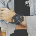 Jingshi ulzzang large dial watch, male personality, men's oversized, European and American college student trendy watch, non mechanical trend. 