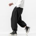 MRDONOO Men's Chinese Style Harem Pants Oversize Cotton Trousers Plus Size 5XL Male Jogger Baggy Pants 2020 Autumn.