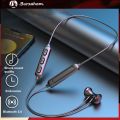Bur_BT-95 Magnetic Bluetooth 5.0 Hanging Neck In Ear Wireless Earphone with Mic. 