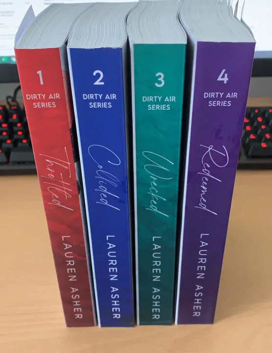 Dirty%20Air%20Series%20(Throttled%20-%20Collided%20-%20Wrecked%20-%20Redeemed)%20By%20Lauren%20Asher%20-%20Premium%20Print%20And%20Matte%20Cover%20-%20Innovative%20Design%20For%20Musical%20Mastery%20-%20Image%204