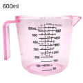 【Atoztide KKK Store】Plastic Measuring Cups with Handle Water Milk Egg Clear Scale Transparent Mug Pour Spout Measuring Cup.