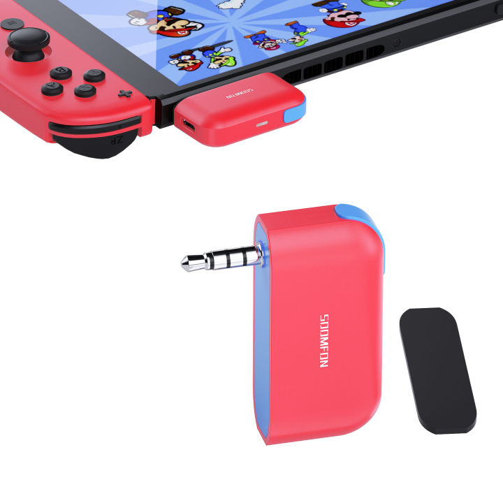 SOOMFON%20Bluetooth%205.0%20Transmitter%20Wireless%20Audio%20Adapter%20for%20Nintendo%20Switch%20Lite%203.5mm%20Jack%20-%20Image%206