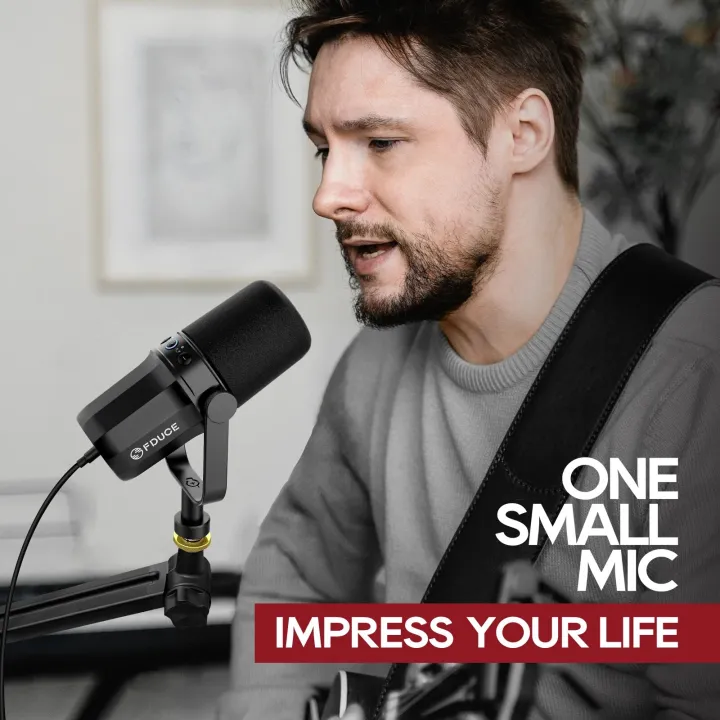 FDUCE%20SL40X/SL40%20USB/XLR%20Dynamic%20Microphone%20With%20Built-in%20Headset%20Output%20Sound%20Insulation,For%20Podcasts,Games,%20Live%20Broadcast%20-%20Image%206